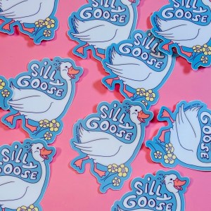 Silly Goose Sticker